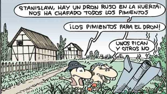 Pimientos para el dron