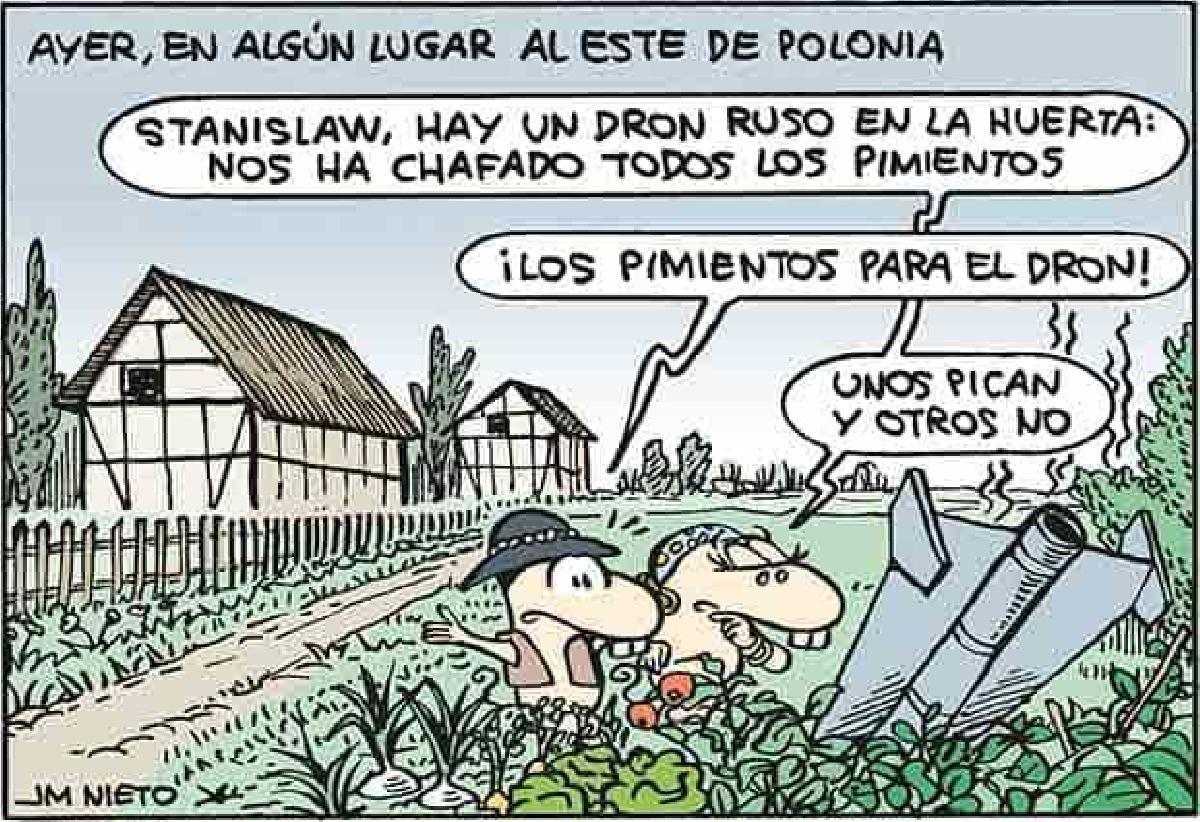 Pimientos para el dron