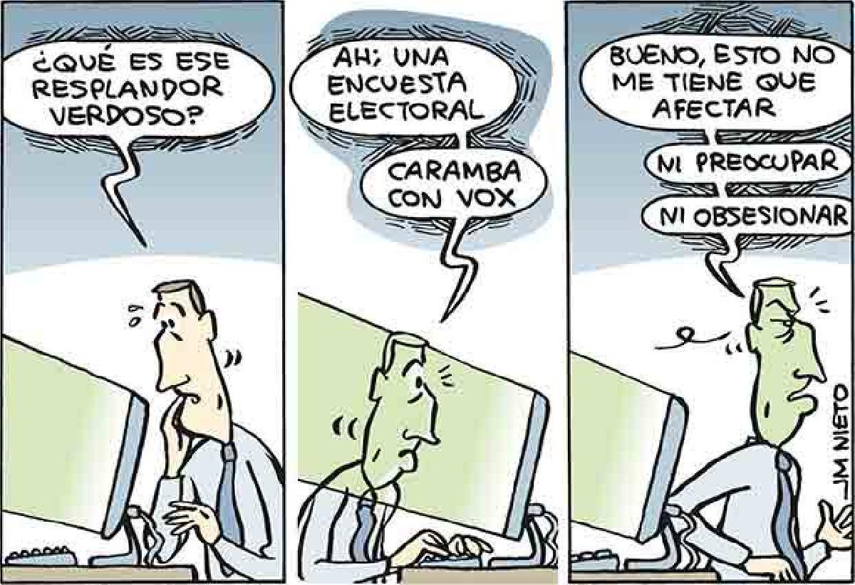 Feijóo y el resplandor verdoso