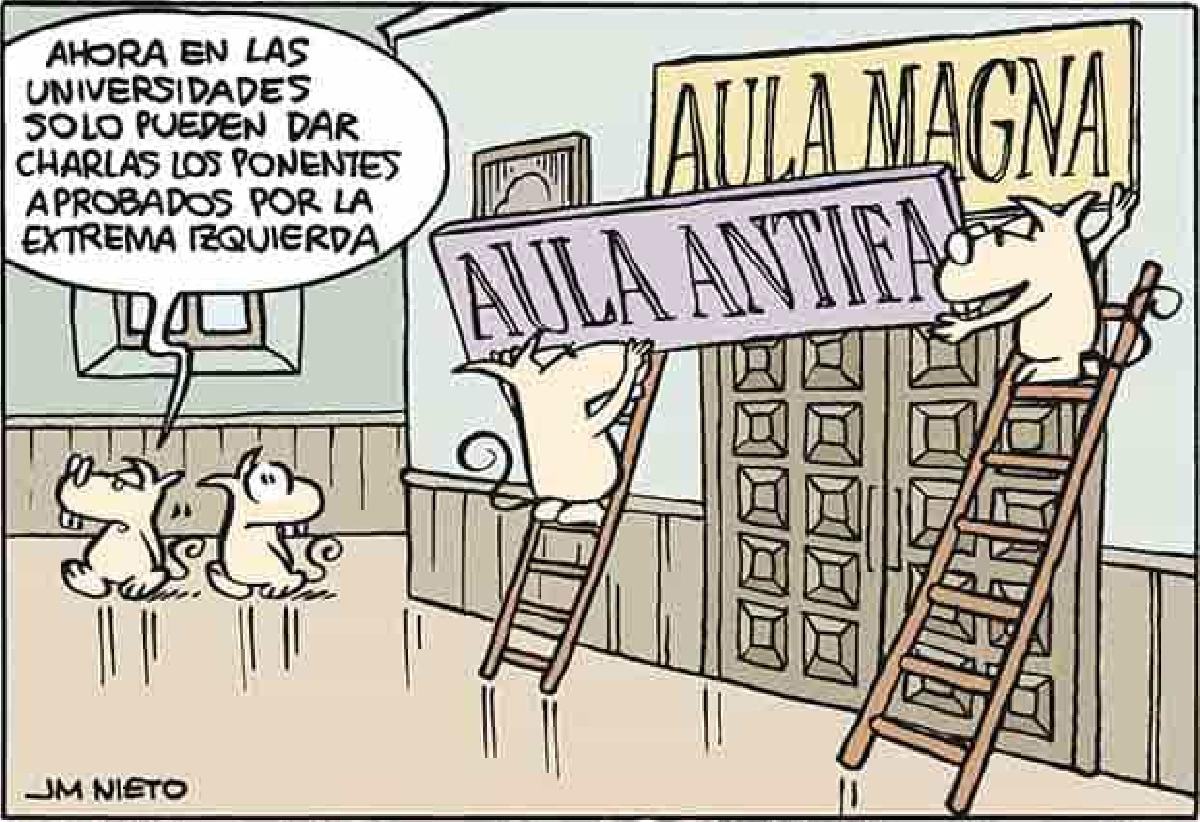 Mientras tanto, en las universidades españolas…