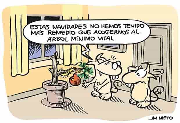 Navidad con estrecheces