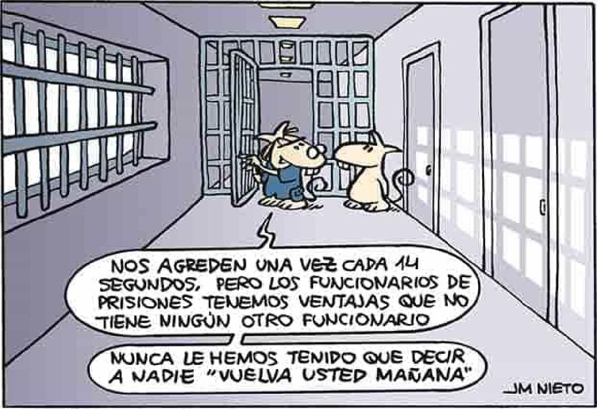 A los funcionarios de prisiones