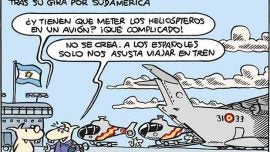 La patrulla Aspa vuelve de su gira por Sudamérica