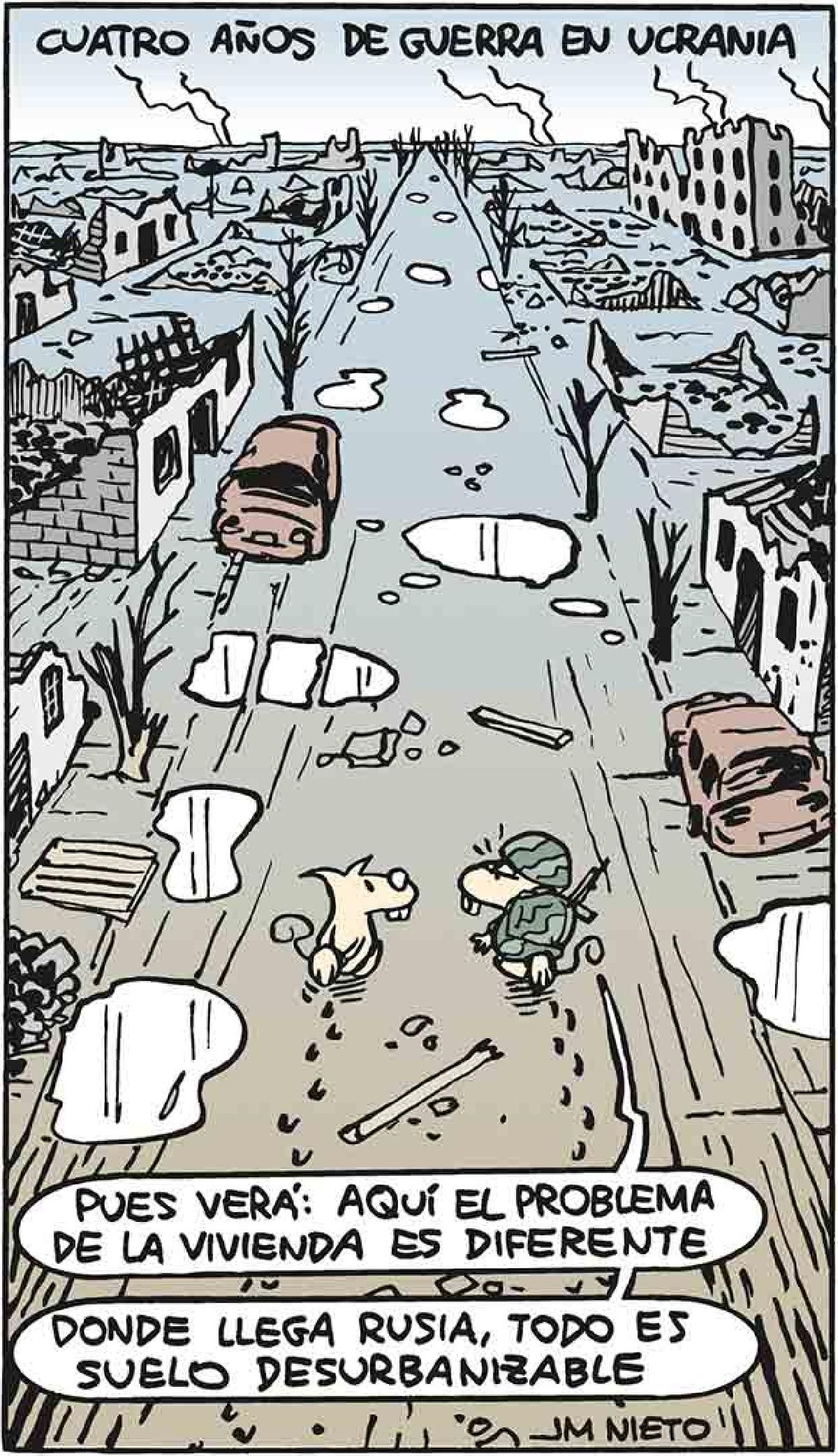 Cuatro años de guerra en Ucrania