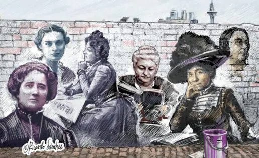 Mural feminista… ¡y español!