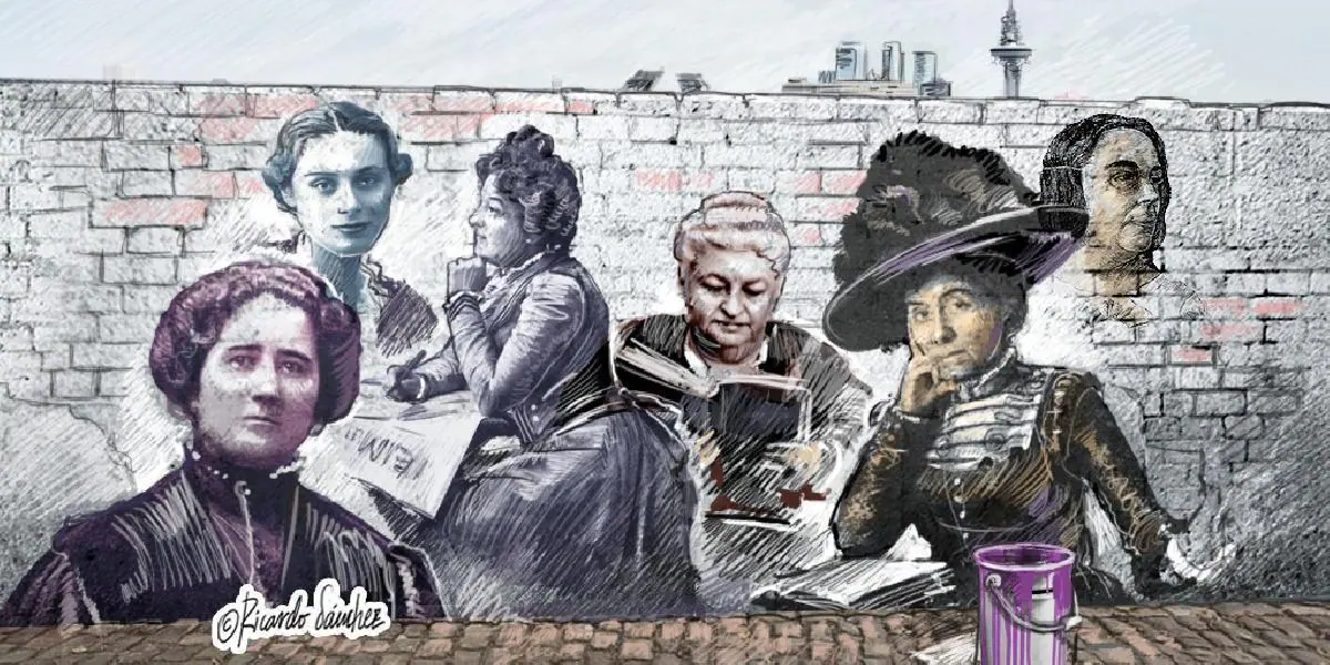 Mural feminista… ¡y español!