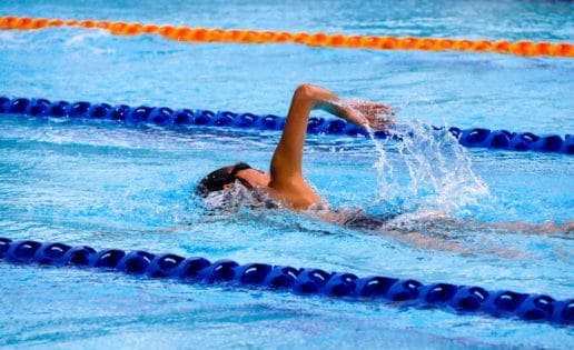 Palas de Natación FREESTYLE Blancas