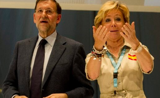 Rajoy a Aguirre: «Esperanza, ¿tú que quieres?»