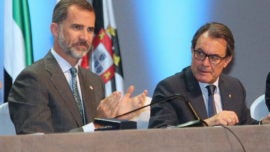 La digna «bofetá» del Rey a Artur Mas