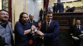 Ciudadanos y Podemos apoyando a la casta de la estiba ¡inaudito!