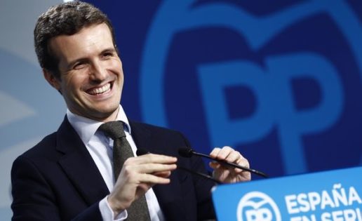 Pablo Casado se estrena como líder en Madrid