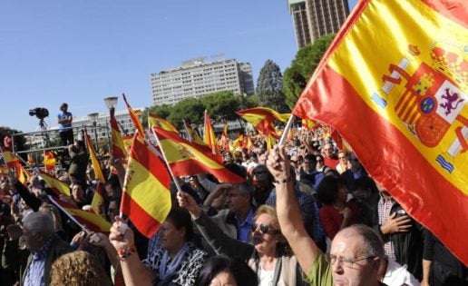 Casado, Rivera y Abascal, imagen inédita de unidad en Madrid