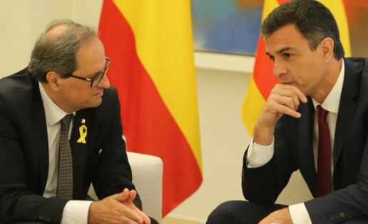 Torra, Pedro Sánchez y el terrorismo en Cataluña