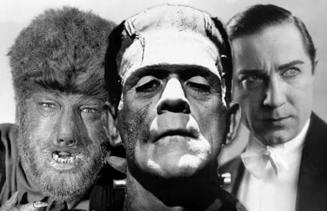 Frankenstein, Drácula y el Hombre Lobo