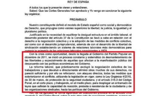 Y ahora, estacazo con el BOE