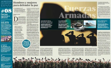 Las Fuerzas Armadas, motivo de orgullo para España