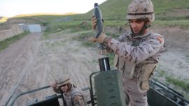 El mortero israelí utilizado por el Ejército en el repliegue de Afganistán