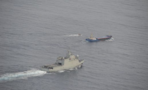 La Armada zanja el incidente con el Gobierno de Gibraltar: «Son aguas de soberanía nacional»