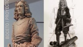 325 años del nacimiento de Blas de Lezo: un boceto para su estatua en Colón