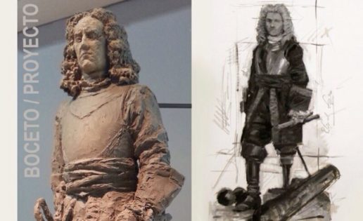 325 años del nacimiento de Blas de Lezo: un boceto para su estatua en Colón