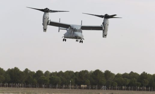 Marines en Almagro: el “Osprey” con el Bhela I