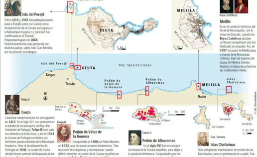 Los islotes de España frente a Marruecos custodiados por el Ejército