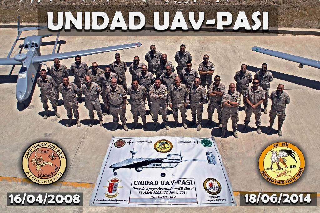 Adiós de las unidades PASI y Mizar a Afganistán