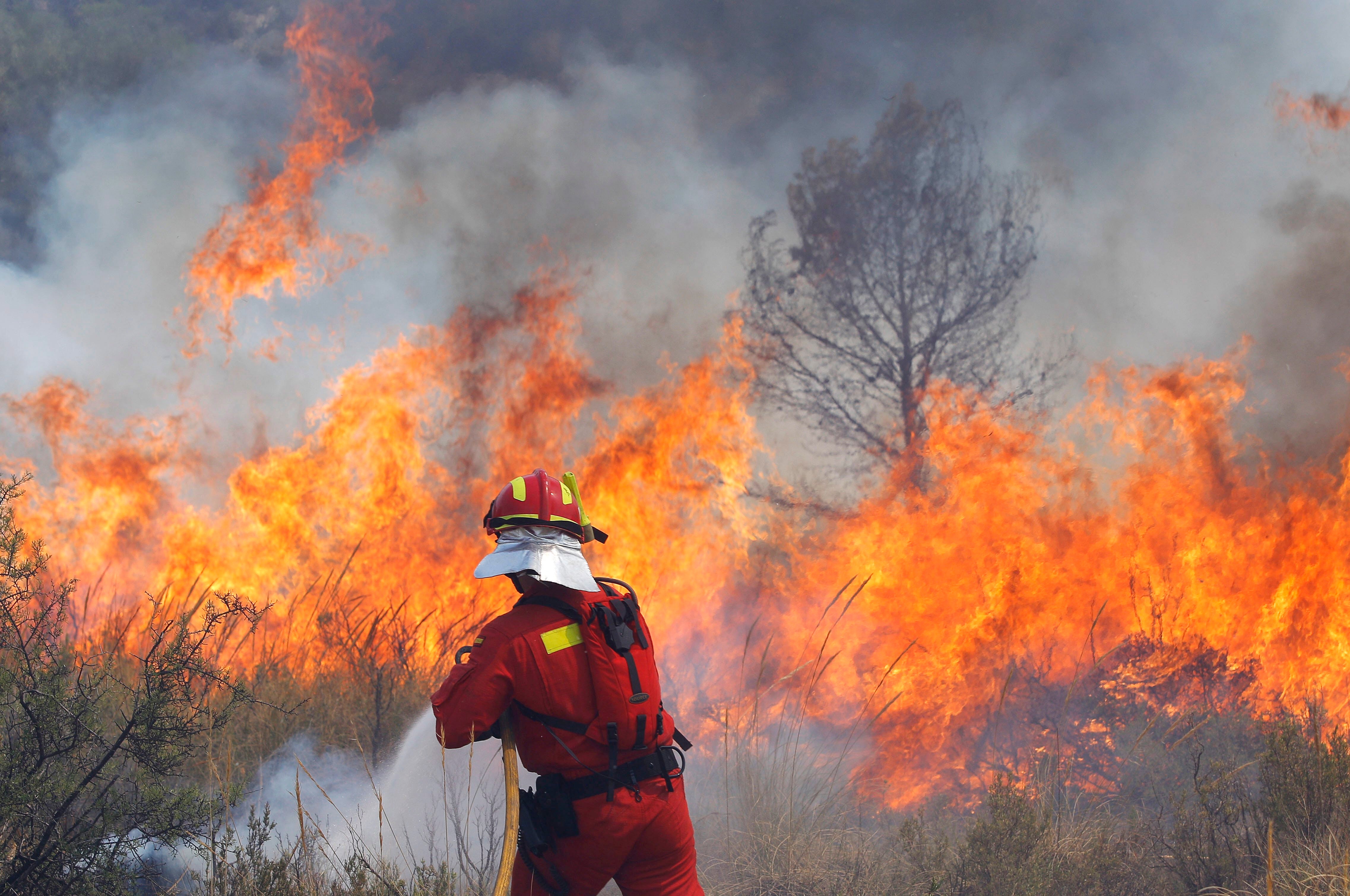 La UME estudia utilizar «drones» para supervisar los incendios