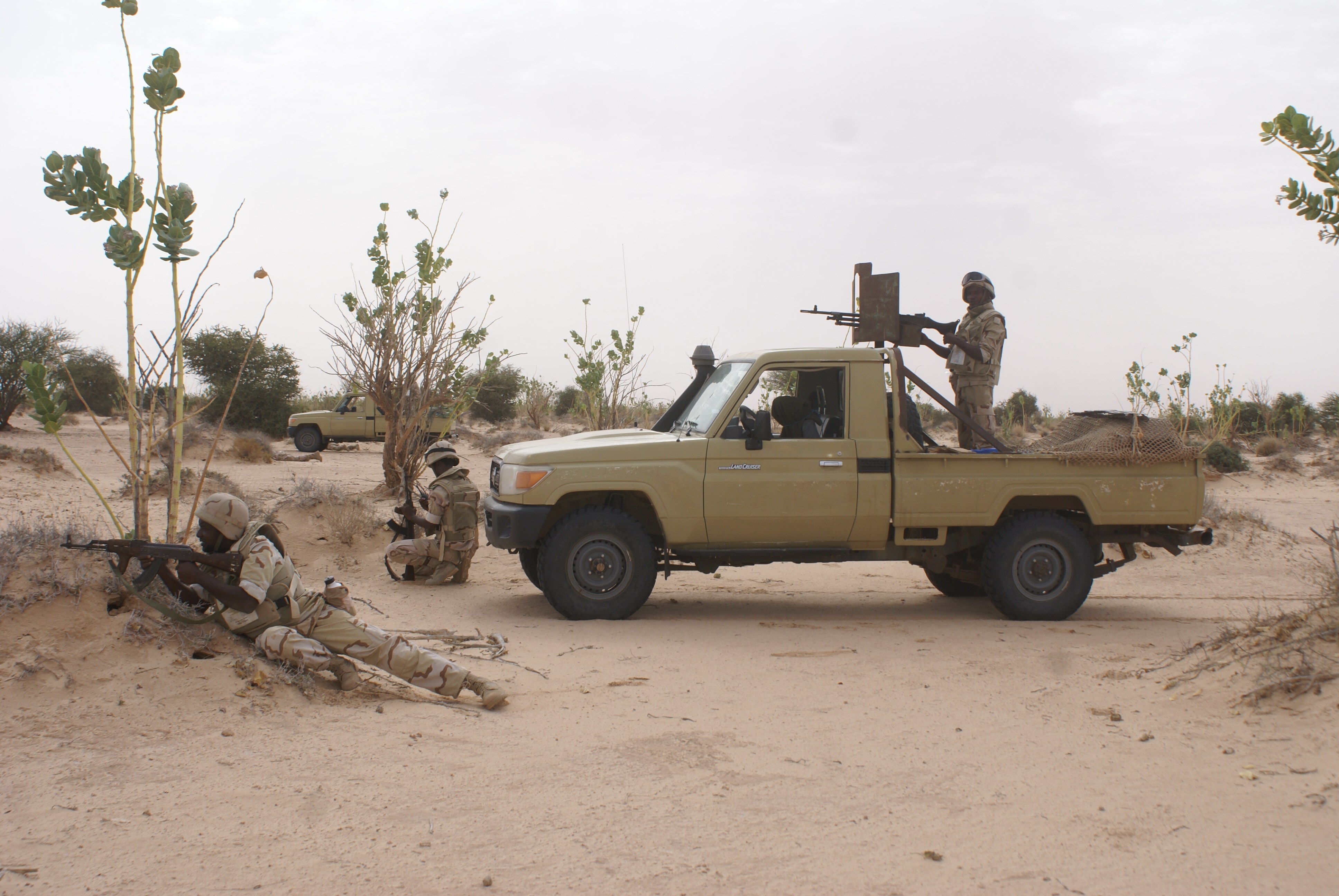 El Ejército español se instruye en el duro desierto de Mauritania