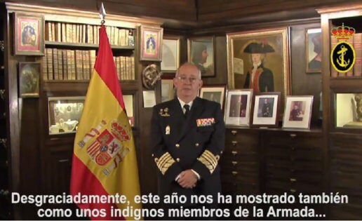 El alijo de cocaína de «Elcano», en el mensaje de Navidad del jefe de la Armada