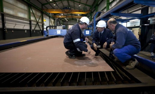 Navantia inicia la construcción de los dos nuevos buques BAM de la Armada