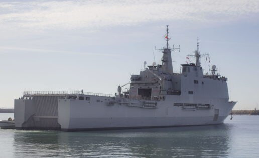 La Armada enviará el buque Galicia a Melilla para reforzar la capacidad hospitalaria