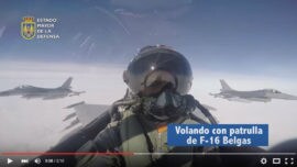 Vídeo: el Eurofighter español con los F-16 belgas en Lituania