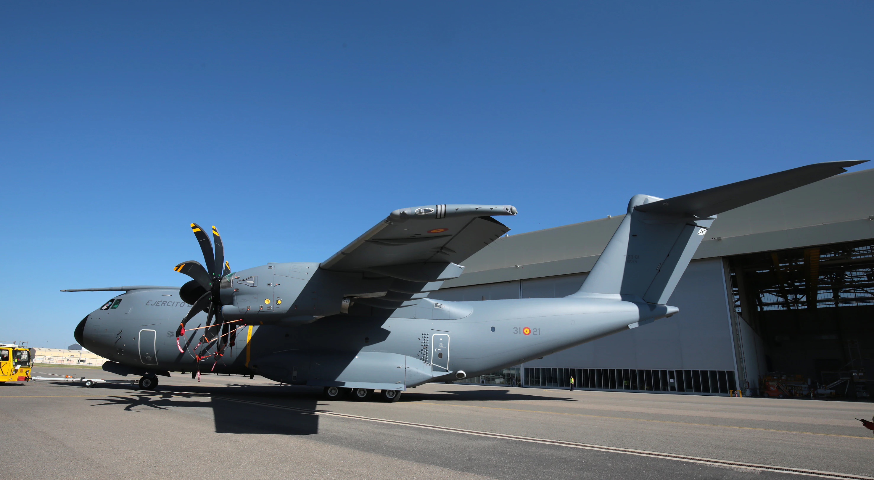 Vídeo: así se pintó el primer avión A400M del Ejército del Aire español