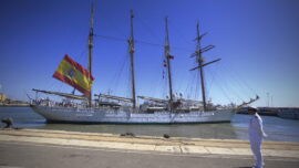 El buque Juan Sebastián de Elcano zarpa este sábado rumbo a Brasil, Senegal o Marruecos