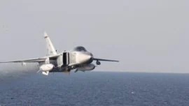 Cazas rusos “vigilan” a la fragata “Almirante Juan de Borbón” en el mar Negro