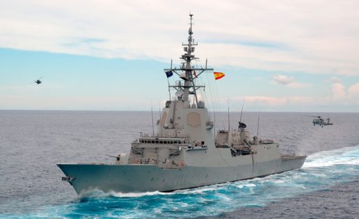 La fragata «Almirante Juan de Borbón», de maniobras en el mar Negro con la OTAN y EE.UU.