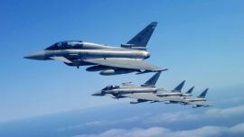 España enviará en mayo cazas Eurofighter a Lituania para la misión de la OTAN en el Báltico