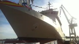 Navantia bota hoy el «Audaz», el primer buque para la Armada en seis años