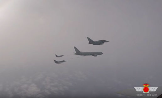 Vídeo: los Eurofighter del Ejército del Aire cruzan el Atlántico