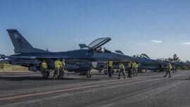 8 cazas F-16 y 200 militares de EE.UU., de maniobras en Albacete hasta el 19 de mayo
