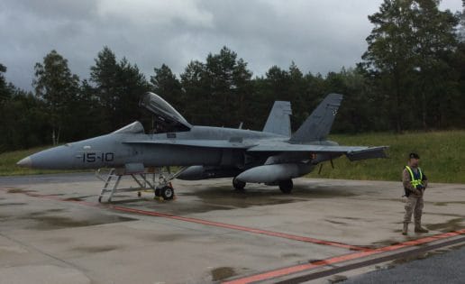 España ofrece a la OTAN participar en la Policía Aérea del Báltico hasta 2020
