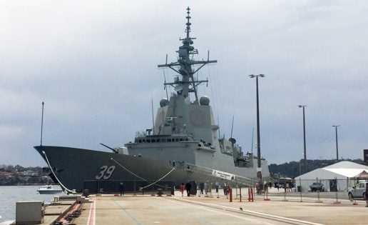 El primer buque de Navantia construido en el extranjero: un destructor para Australia