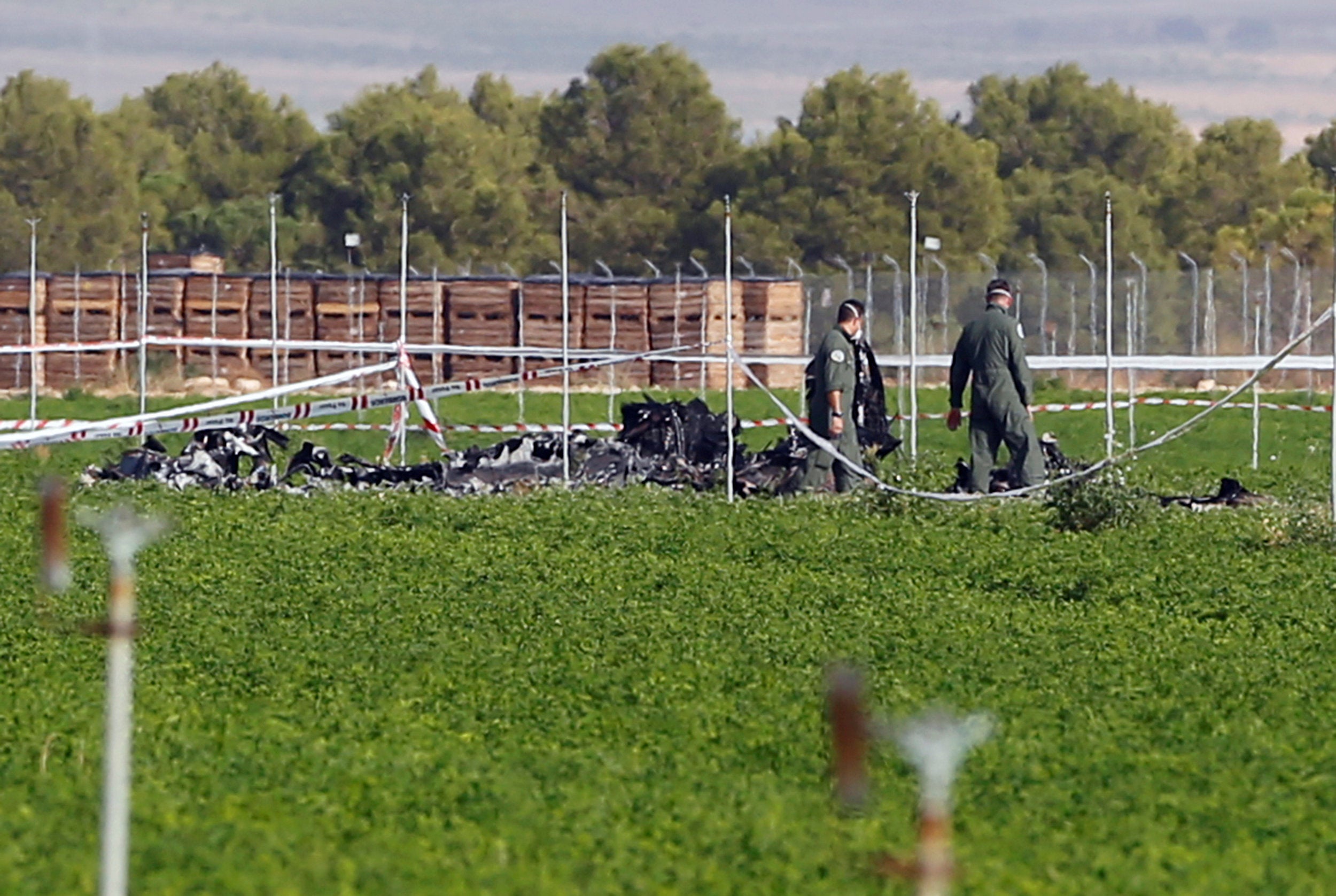 El Eurofighter siniestrado cayó al tratar de subir en la aproximación a la base