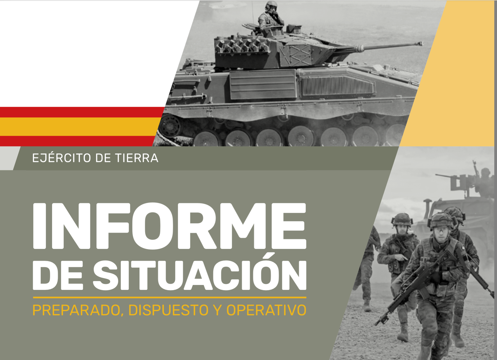 El Ejército de Tierra publica su «Informe de Situación»