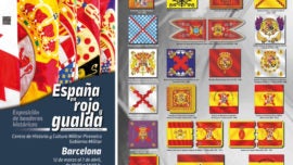 «España en rojo y gualda»: el Ejército lleva la historia de la Bandera a Barcelona