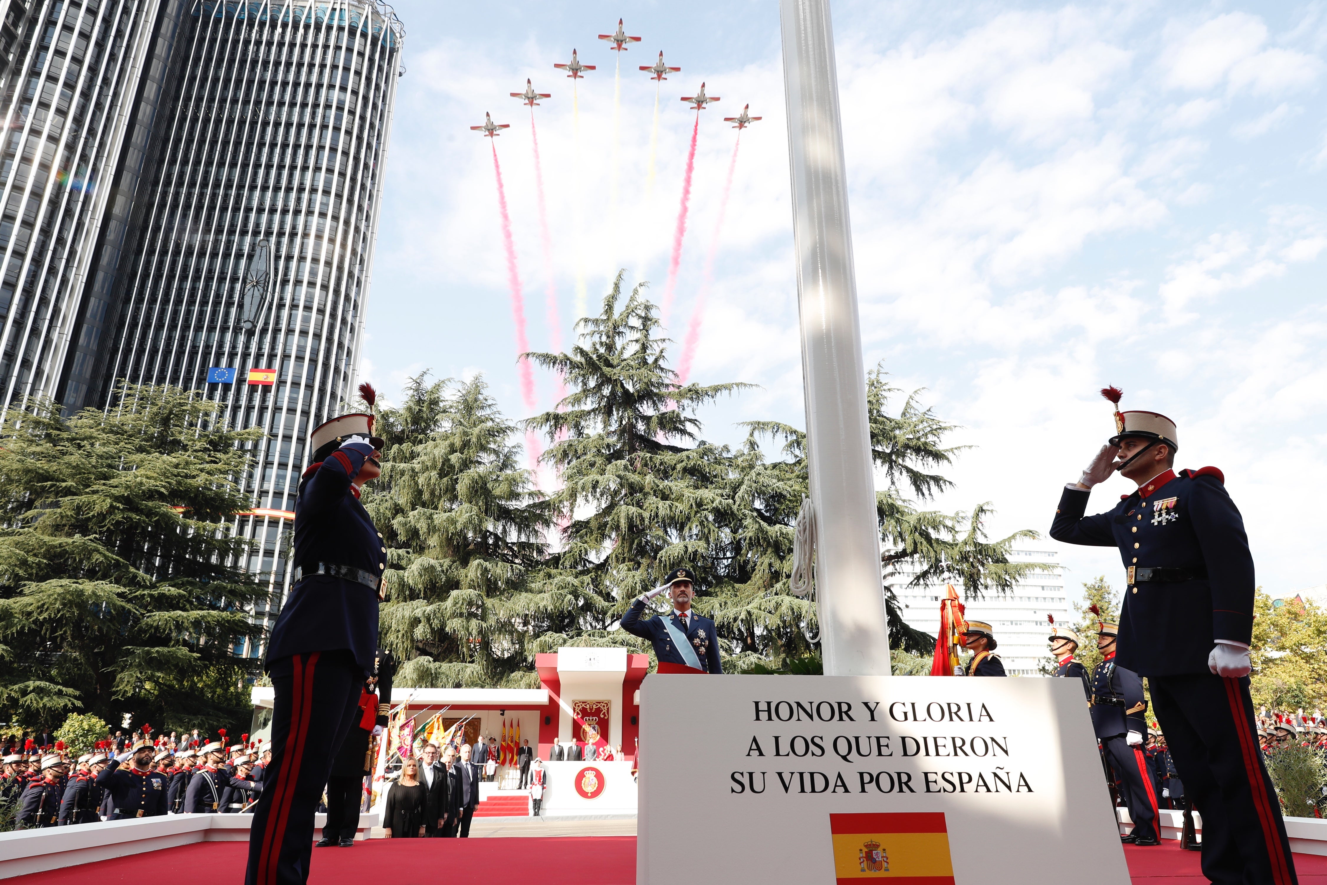 El desfile militar por el 12 de Octubre repite lugar: junto al Bernabeu, 11 horas