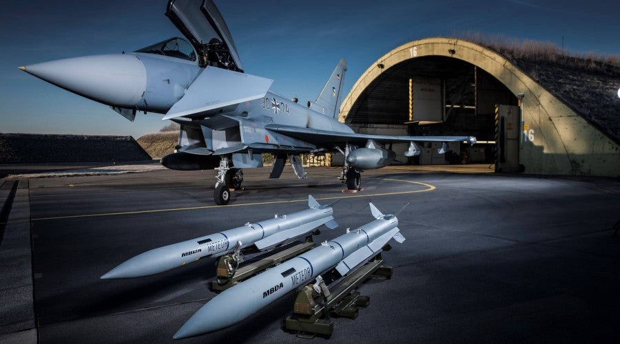 Misil Meteor con la modernización del Eurofighter