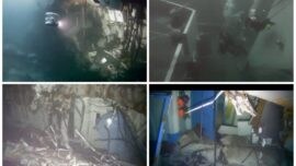 Vídeo: imágenes submarinas de la fragata noruega Helge Ingstad