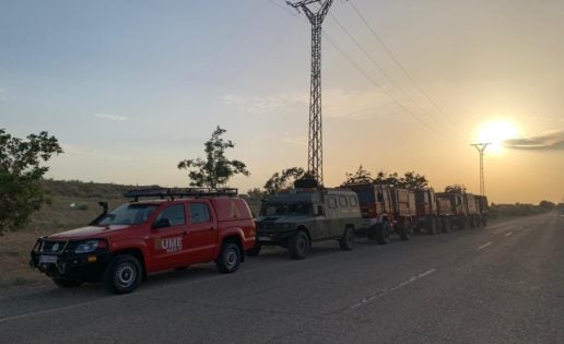 La UME acude a Cataluña para ayudar a sofocar el incendio de Tarragona